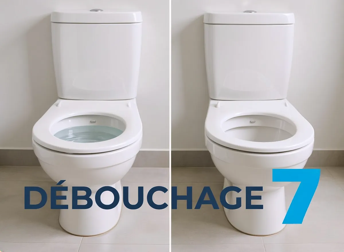 Sanitaires remis en service après intervention de Débouchage 7 dans un logement locatif lyonnais
